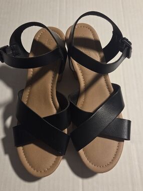 Cushionaire Women's Russ Cork Wedge Sandals